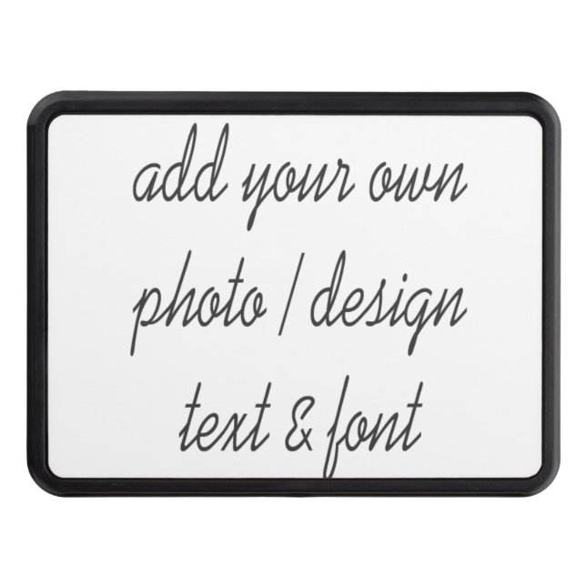 Lägg till din egen design skydd för dragkrok (Framsidan)