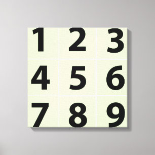 Lägg till din egen familj nio foton. 16 x 16 canvastryck