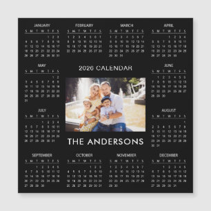 Lägg till din egen familjefoto 2026 Kalender Mag