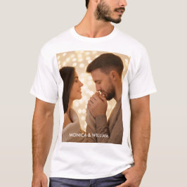 Lägg till din egen foto-Anpassningsbar T-Shirt