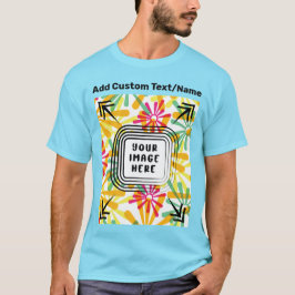 Lägg till din egen fotobildobjektstext i Bild här T Shirt