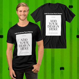 Lägg till din egen fotobildobjektstext i Bild här T Shirt