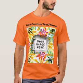 Lägg till din egen fotobildobjektstext i Bild här T Shirt