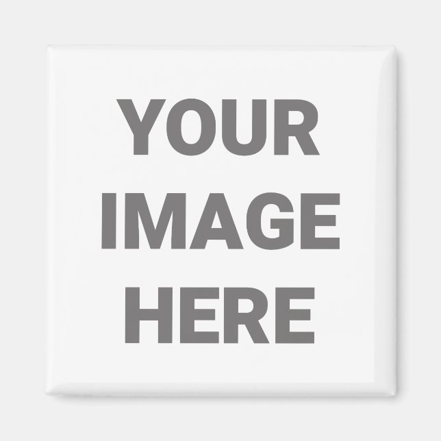 Lägg till din egen fotodesign i din egen Anpassnin Magnet (Framsidan)