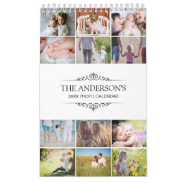 Lägg till din egen fotoenstaka sida 2025-kalender kalender