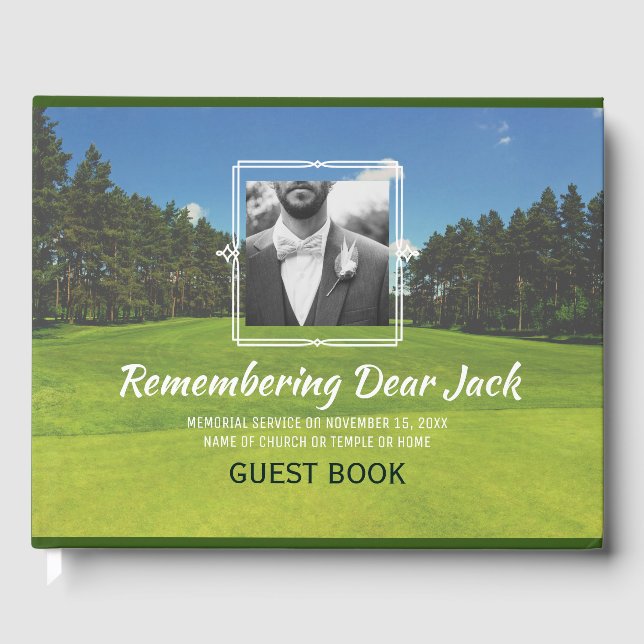 Lägg till din egen fotogolf Memorial Service Golfe Gästböcker (Framsida)