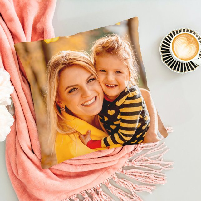 Lägg till din egen fotomall kudde (Skapare uppladdad)