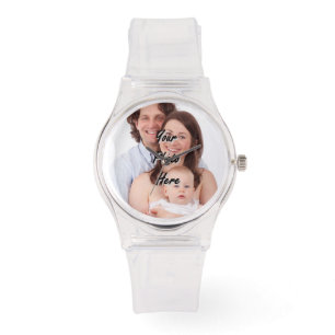Lägg till din egen fotopersonlig armbandsur