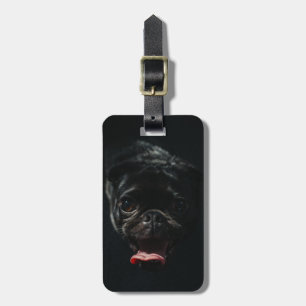 Lägg till din egen Hund-fotoresa lustig pub Bagagebricka