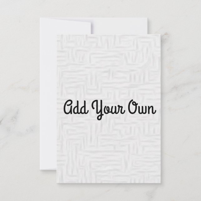 Lägg till din egen - Inbjudan (Framsida)