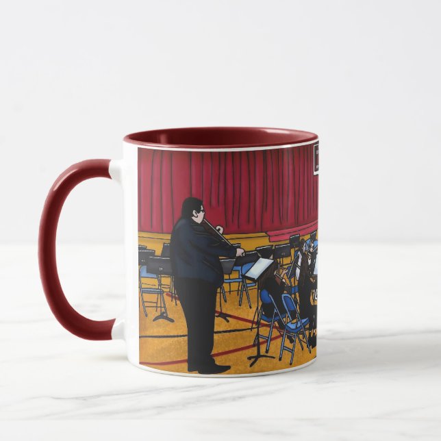 Lägg till din egen konst på detta  mugg (Vänster)
