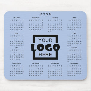 Lägg till din egen Logotyp 2025-kalender Musmatta