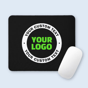 Lägg till din egen Logotyp eller överladdad design Musmatta