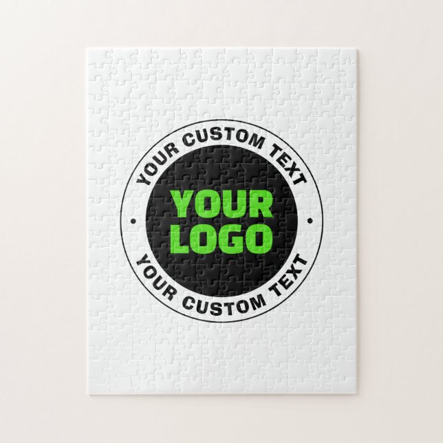 Lägg till din egen Logotyp eller överladdad design Pussel (Vertikal)