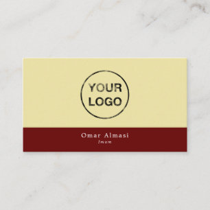 Lägg till din egen Logotyp, islamisk, Religiösa Visitkort