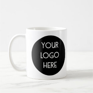 Lägg till din egen logotyp kaffemugg