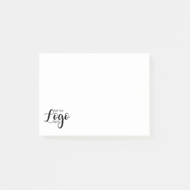 lägg till din egen logotyp marknadsföring-märkning post-it block (Framsida)