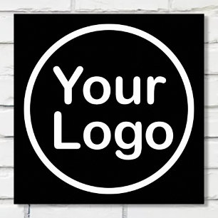 Lägg till din egen Logotyp   Svart bakgrund Poster