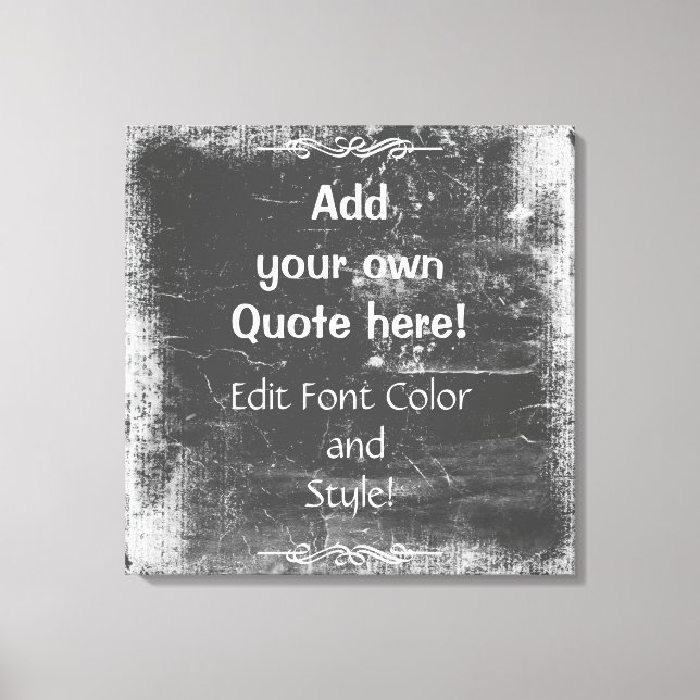 Lägg till din egen offert! White Ram Canvastryck (Framsida)