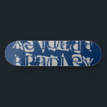 Lägg till din egen Personlig för eget namn blått S Mini Skateboard Bräda 18,5 Cm<br><div class="desc">Med Skateboard för egna Personliger för eget namn kan du lägga till personligens namn i modern silver-typografi med en enkel blå bakgrund. Anpassa genom att redigera texten i textrutan. Ge en anpassningsbar har gjort en gåva, skateboard-personlig till din favoritskateboarder för jul, födelsedag eller din BFF. Designad av ©Evco Studio www.zazzle.com/store/evcostudio...</div>