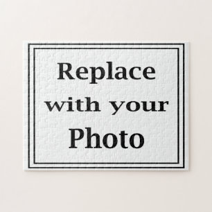 Lägg till din egen Photo Jigszle Puzzle-mall Pussel