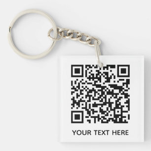 Lägg till din egen QR-kodtext Scan Minimal Simal