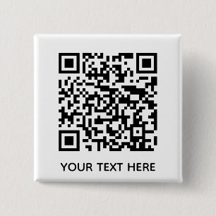 Lägg till din egen QR-kodtext Scan Minimum Simal Knapp