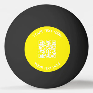 Lägg till din egen runda QR-kodtext Scan Minimum Pingisboll