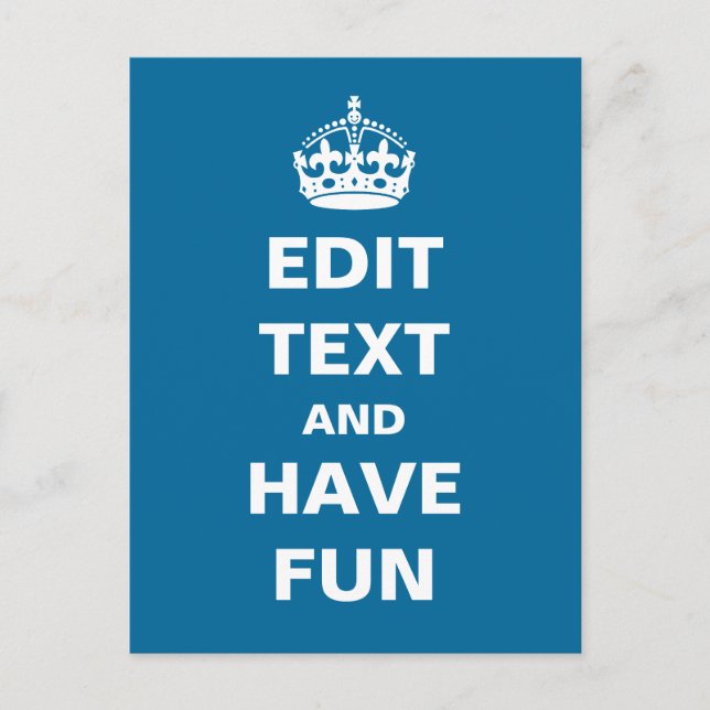 Lägg till din egen text här! vykort (Framsida)