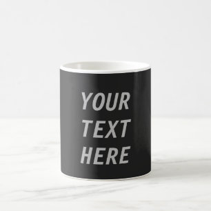 Lägg till din egen text kaffemugg