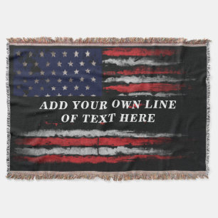 Lägg till din egen text om den grymma amerikanska  filt
