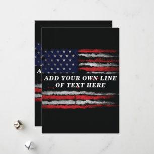 Lägg till din egen text om den grymma amerikanska julkort