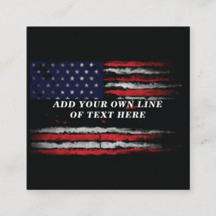 Lägg till din egen text på grunge amerikanska flag