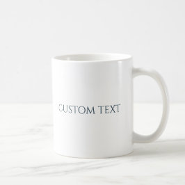 Lägg till din egen text, personligt gåva för män & kaffemugg