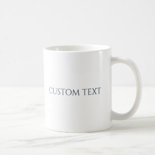 Lägg till din egen text, personligt gåva för män & kaffemugg