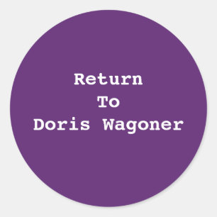 LÄGG TILL DIN EGEN TEXT-STICKER RUNT KLISTERMÄRKE