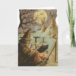 Lägg till din egen text: Witch at Peace Kort