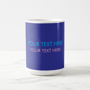 Lägg till din egen textfack med minimalistisk mode kaffemugg