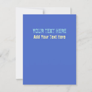 Lägg till din egen textfack med minimalistisk mode vykort