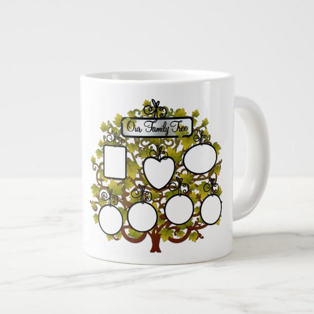 Lägg till din familj Bilder - Jumbo Mugg (Framsida höger)