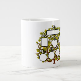 Lägg till din familj Namn / Bilder - Jumbo Mugg