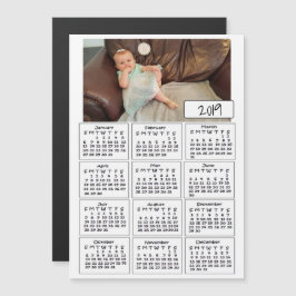 Lägg till din favoritfotominikalender magnetisk inbjudningskort