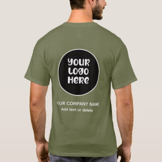 Lägg till din företagslogo t shirt