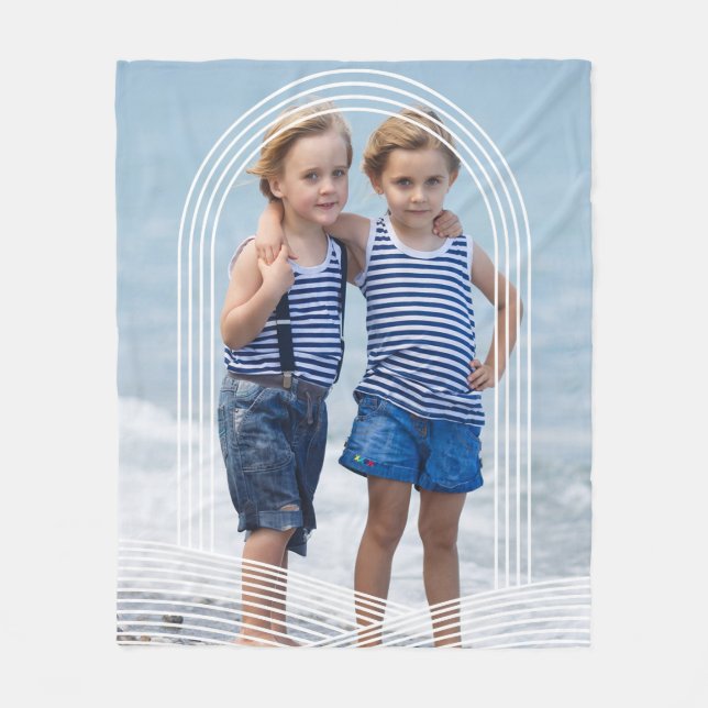 LÄGG TILL DIN FOTO FLEECE-BLANKET FLEECEFILT (Framsidan)