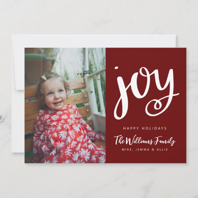 LÄGG TILL DIN FOTO | GLAD HELG JOY INBJUDNINGAR (Framsida)