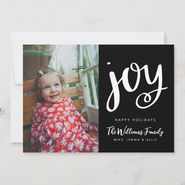 LÄGG TILL DIN FOTO | GLAD HELG JOY INBJUDNINGAR (Framsida)