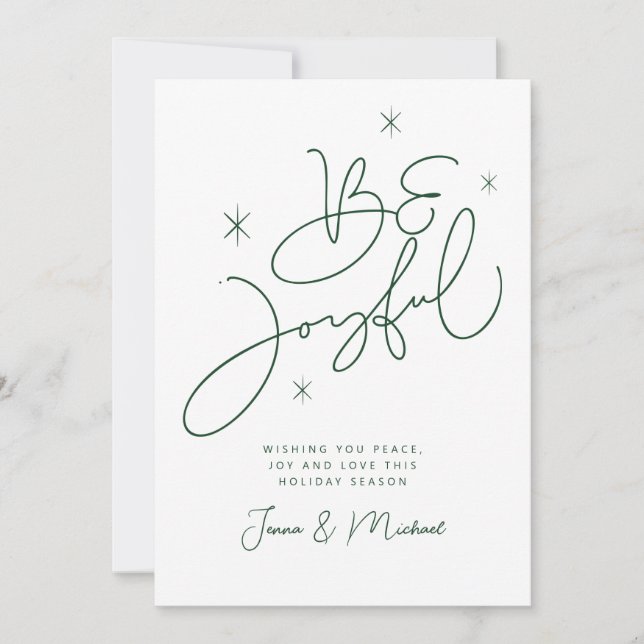 LÄGG TILL DIN FOTO | God jul är Glatt Inbjudningar (Framsida)