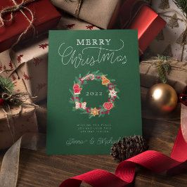 LÄGG TILL DIN FOTO | God jul Utandning Inbjudningar