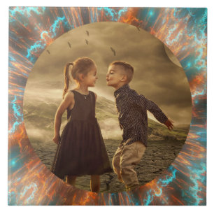 LÄGG TILL DIN FOTO KAKELPLATTA