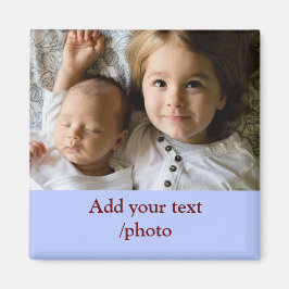 LÄGG TILL DIN FOTOTEXT CHRISTMAS M MAGNET